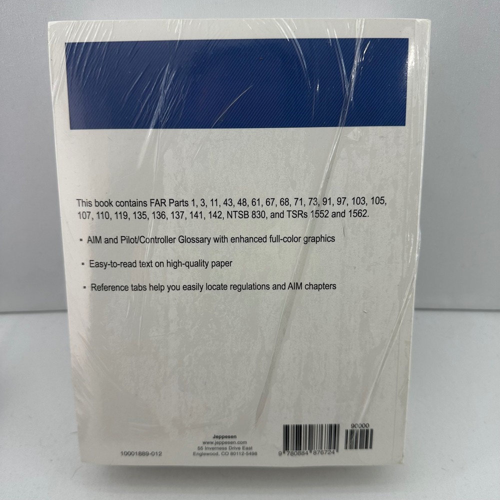 FAR AIM 2020 Federal Aviation Reg‎ Aeronautical Information Manual NEW Sealed - Picture 2 of 4